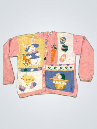 Unbranded Easter Bunny Knit Cardigan
