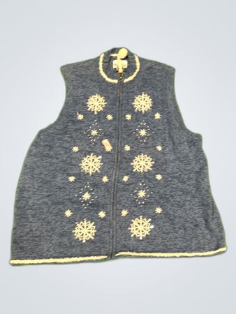 Breckenridge Woman's Sleeveless Snowflake Vest