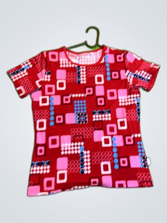 Unbranded Printed Geometric T-Shirt