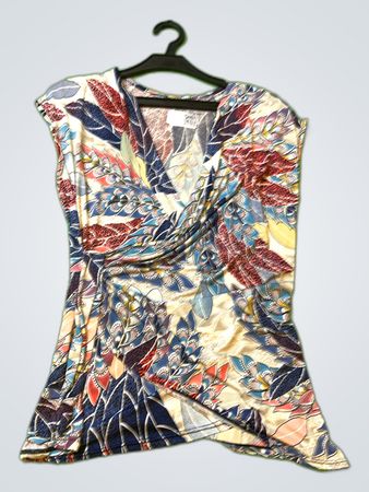 Blouse with Floral Pattern