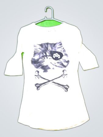 FairyTale Romance Pirate Cat Graphic T-Shirt