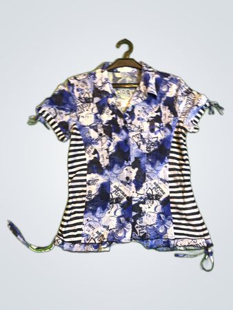 Bonitita Printed Button-Up Shirt