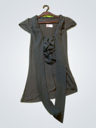 Ruffle Blouse Green