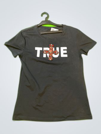 Unbranded Black Printed Graphic T-Shirt