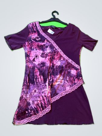 Fiorelle Printed Wrap Blouse