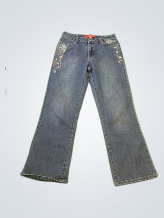 Cosmopolitan Bootcut Embroidered Jeans