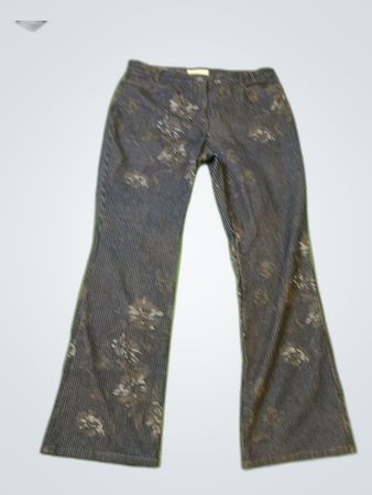 Brown Floral Pants