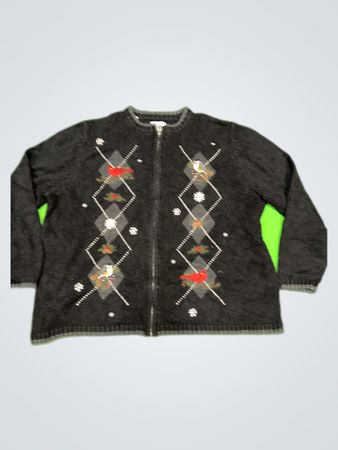 Carhartt Black Knit Cardigan