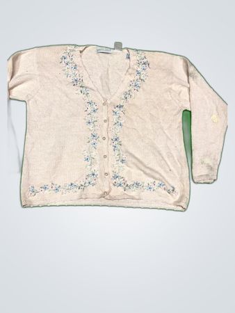 Carolyn Taylor Floral Embroidered Cardigan