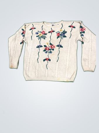 Van Heusen Embroidered Knit Sweater