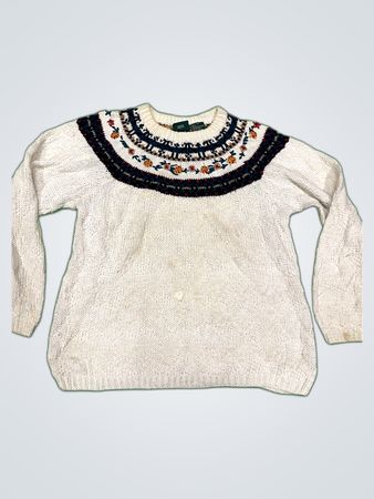 Northern Embroidered Knit Sweater