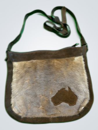 Vintage M&H Levi Kangaroo Leather Crossbody Bag