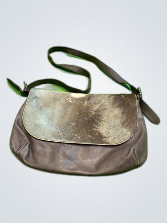 Brown Leather Shoulder Bag