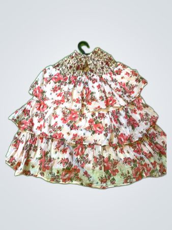 Floral Ruffle Blouse