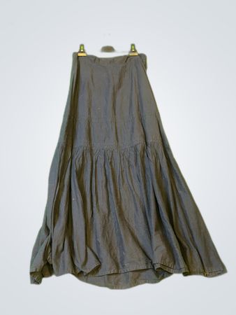 H&M Pleated Maxi Skirt