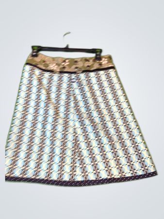 GAP Geometric Wrap Mini Skirt