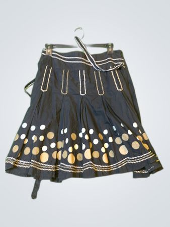 Black Polka Dot Skirt
