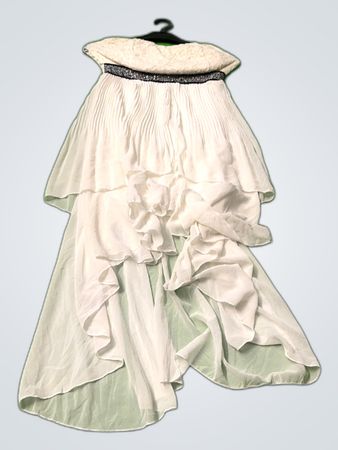 White Ruffled Skirt