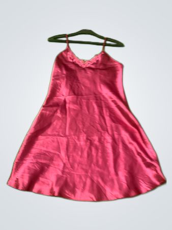 Pink Satin Dress