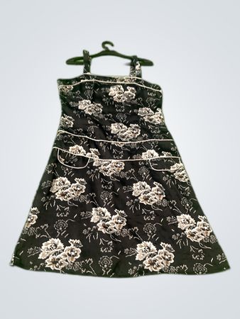 TS Trend Black Floral Mini Dress