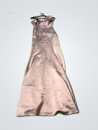 Pink Satin Dress