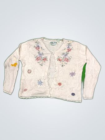 Emerald Isle Embroidered Knit Cardigan