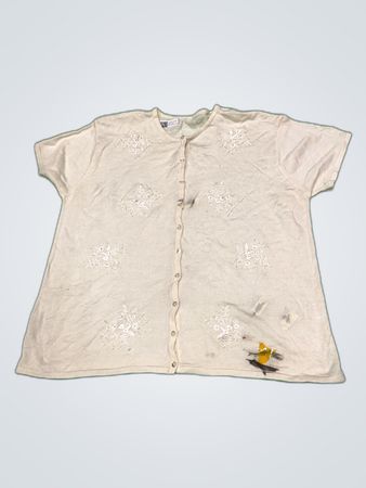 GAP Embroidered Knit Cardigan