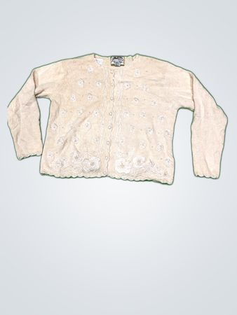 Harlow & Petite Floral Knit Cardigan