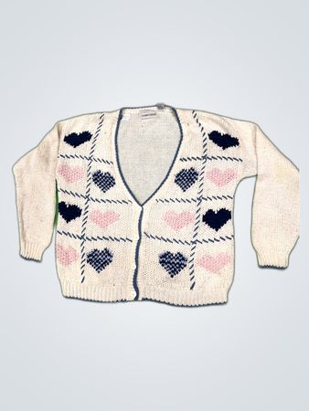Cabin Creek Knitted Heart Cardigan