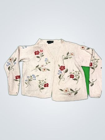 Bushwacker Floral Knit Cardigan