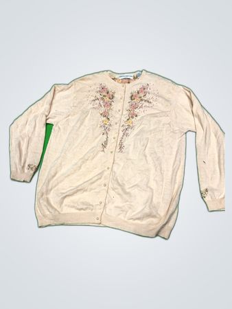 Marisa Christina Floral Embroidered Cardigan