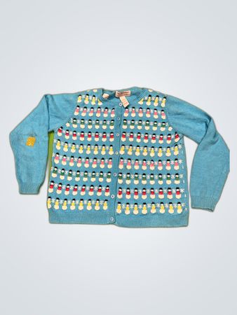 Tiana International Snowmen Knit Cardigan