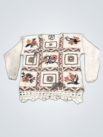 Tiara Floral Knit Sweater