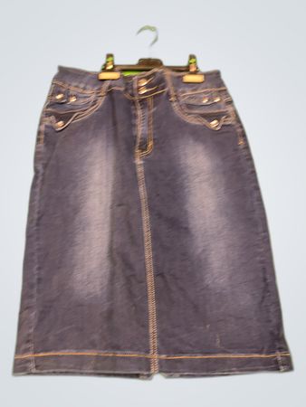 ZIJINYAN Denim Skirt