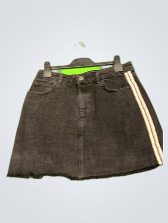 44 Denim Co. Black Denim Mini Skirt