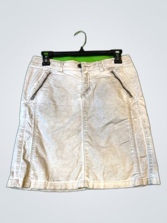 Comme des Garçons White Mini Skirt