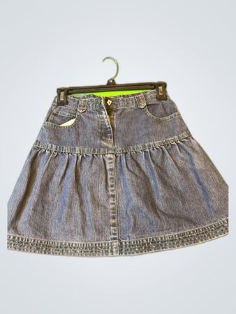 Sergeant Major Denim Mini Skirt