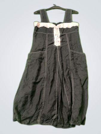 Carna Gray Bib Overalls