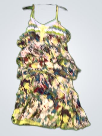 Onestep Multicolor Ruffled Spaghetti Strap Dress