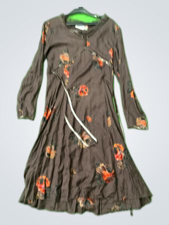 Together Floral Wrap Midi Dress