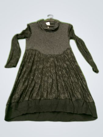 Boden Gray Long Sleeve Knit Midi Dress