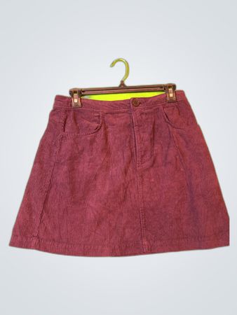 Zara Corduroy Mini Skirt