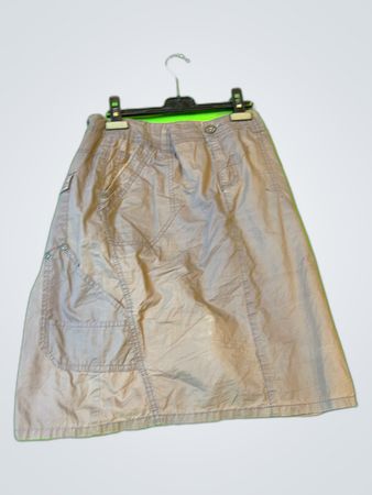 Khaki Utility Mini Skirt