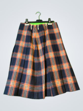 Unbranded Plaid Pleated Mini Skirt