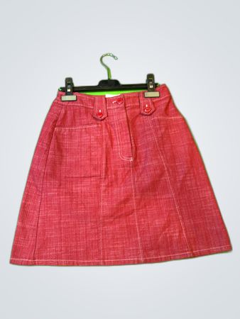 Red Plaid Skirt