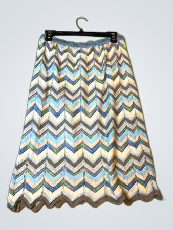 LUCIA Chevron Skirt