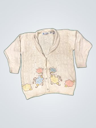 Chaus Knitted Floral Cardigan