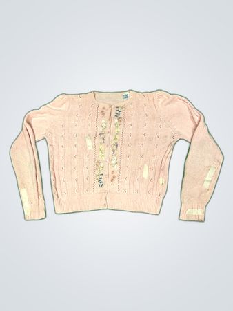 Tommy Hilfiger Pink Knit Cardigan