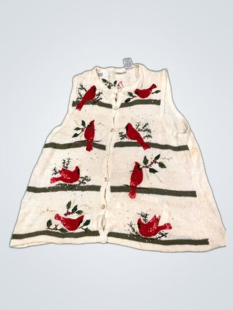 White Stag Knitted Cardinal Vest