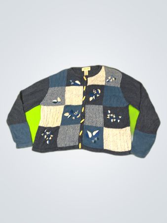 Cabin Creek Patchwork Sweater